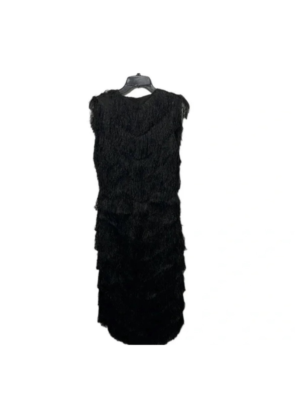 Lavish Alice Black Fringe Dress Size 6